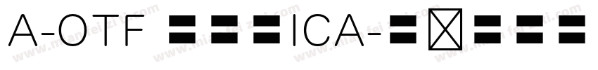 A-OTF 教科書ICA字体转换